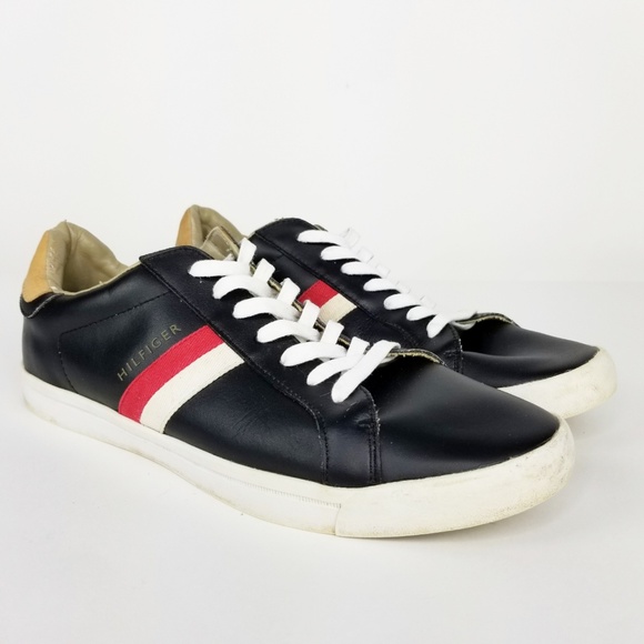 Tommy Hilfiger Vintage Style Blue Sneakers Mens 11 - Picture 1 of 8